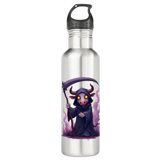Cow Reaper 710 Ml Water Bottle (Front)