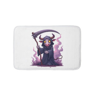 Cow Reaper Bath Mat