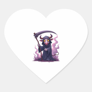 Cow Reaper Heart Sticker
