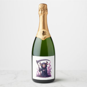 Cow Reaper Sparkling Wine Label