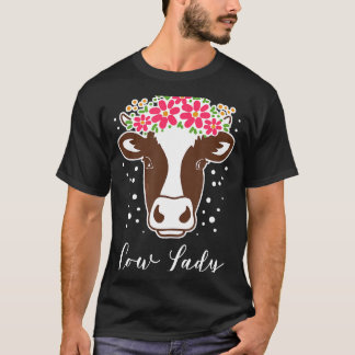 Cow S I Cow Lady Idea Farmer T-Shirt