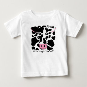 Cow Says "Moo!" Baby T-Shirt
