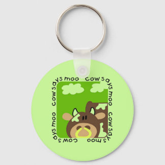 Cow Says Moo Tshirts and Gifts Key Ring