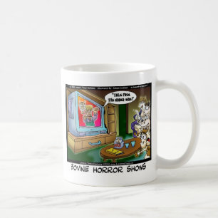 Cow Scare Movies From Udder Side Funny Gifts Tees Coffee Mug