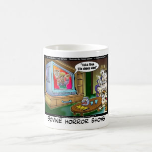 Cow Scare Movies From Udder Side Funny Gifts Tees Coffee Mug
