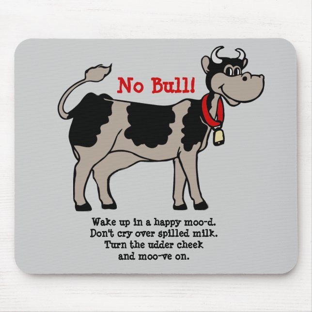 Cow Sense Mousepad (Front)