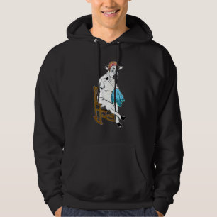 Cow Sewing Like A Grandma Hoodie