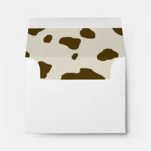 COW SKIN Brown Envelope
