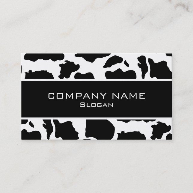 Cow skin Business Cards (Front)