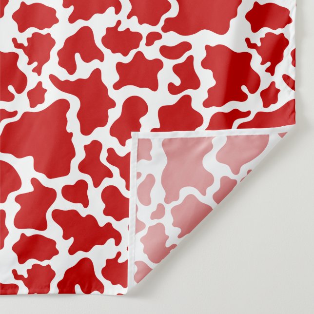 Cow Skin Red Colour Farm Animal Lovers Farmer Tapestry (Detail)