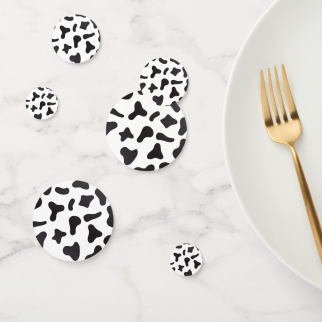 Cow Skin Texture Confetti (Group)