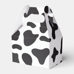 Cow Skin Texture Favour Box