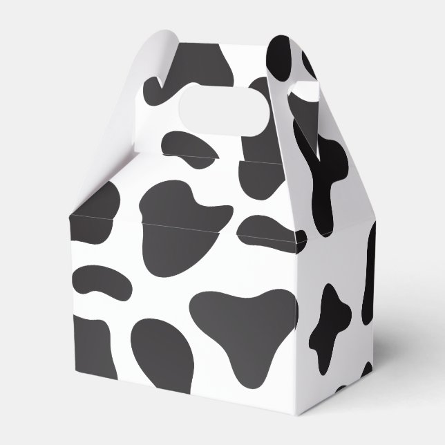 Cow Skin Texture Favour Box (Back Side)