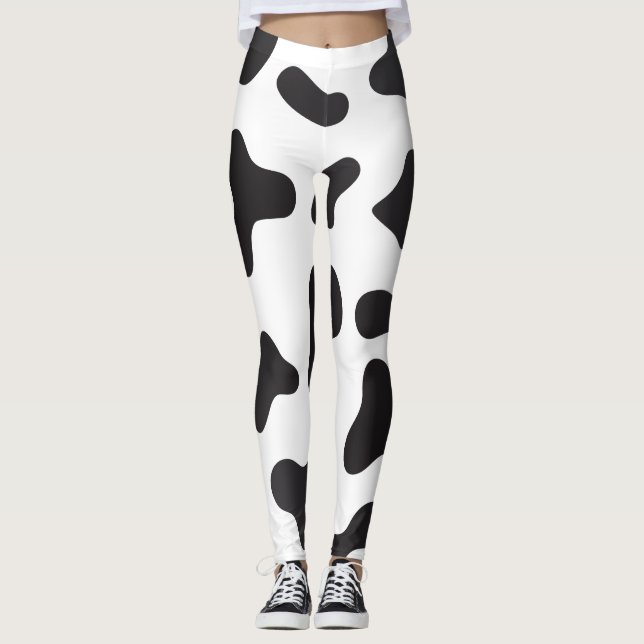 Cow Skin Texture Leggings (Front)