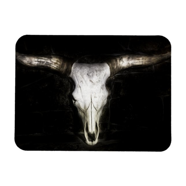 Cow Skull Magnet (Horizontal)