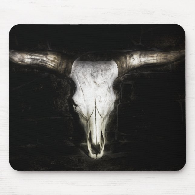Cow Skull Mouse Mat (Front)