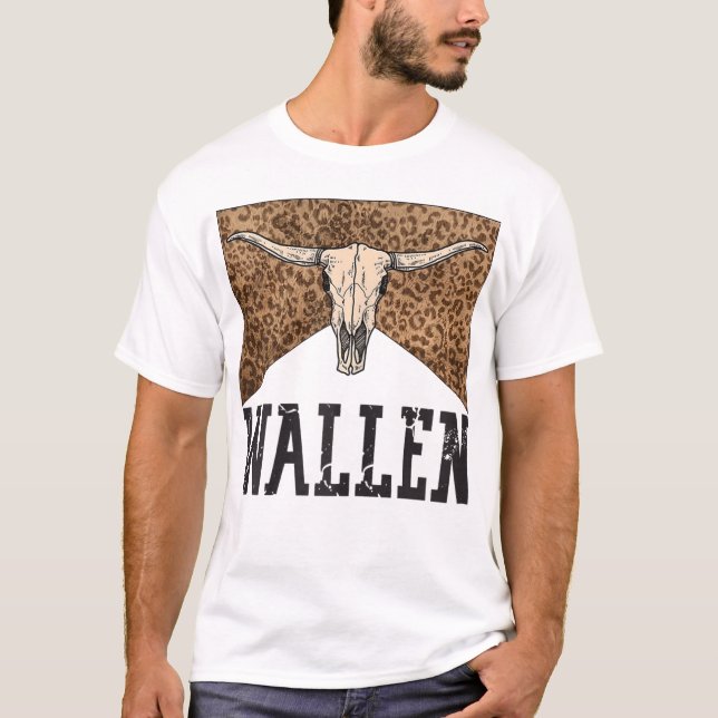 Cow Skull Wallen West T-Shirt (Front)
