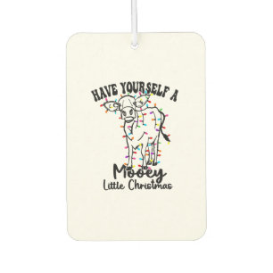 Cow & Snow Have Yourself A Mooey Little Christmas Car Air Freshener