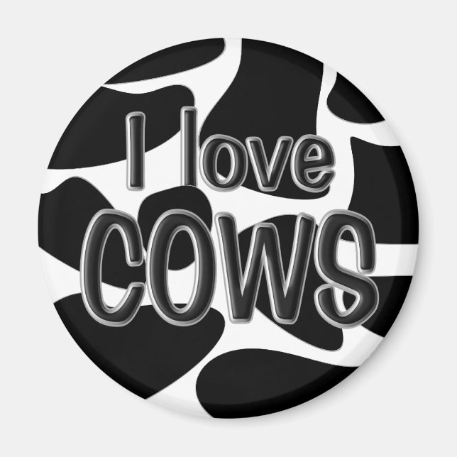 Cow Spots Magnet (Front)