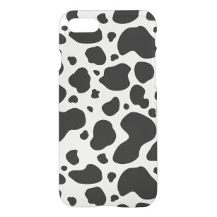 Cow Spots Pattern Black and White Animal Print iPhone SE/8/7 Case