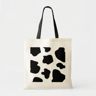 Cow spots pattern tote bag   Farm animal print