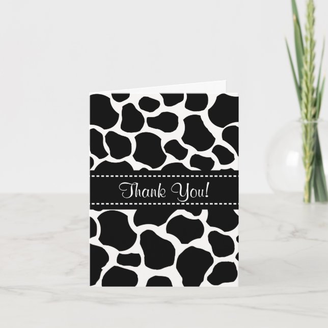 Cow Spots Thank You Note (Front)
