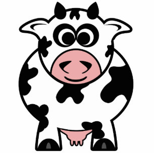 Cow Standing Photo Sculpture