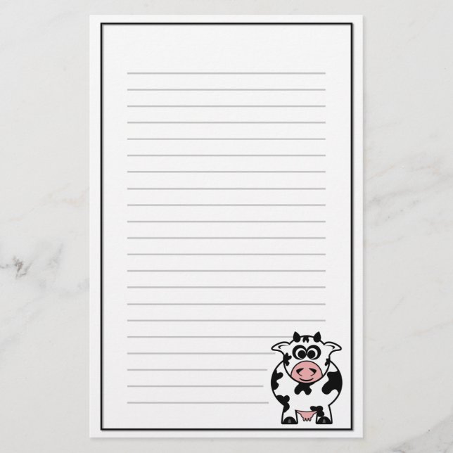 Cow Stationery (Front)
