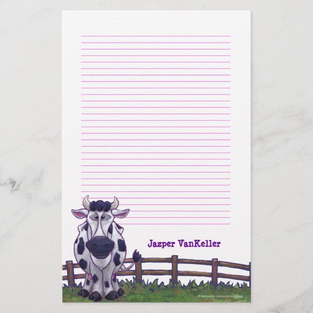 Cow Stationery (Front)