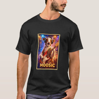 Cow Steer Funny Pet Music Animal Parody Art Print  T-Shirt