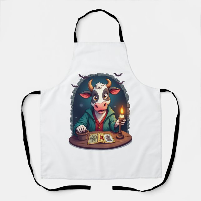 Cow Tarot of Terror Apron (Front)