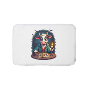 Cow Tarot of Terror Bath Mat