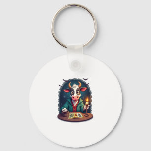 Cow Tarot of Terror Key Ring