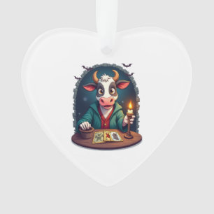 Cow Tarot of Terror Ornament