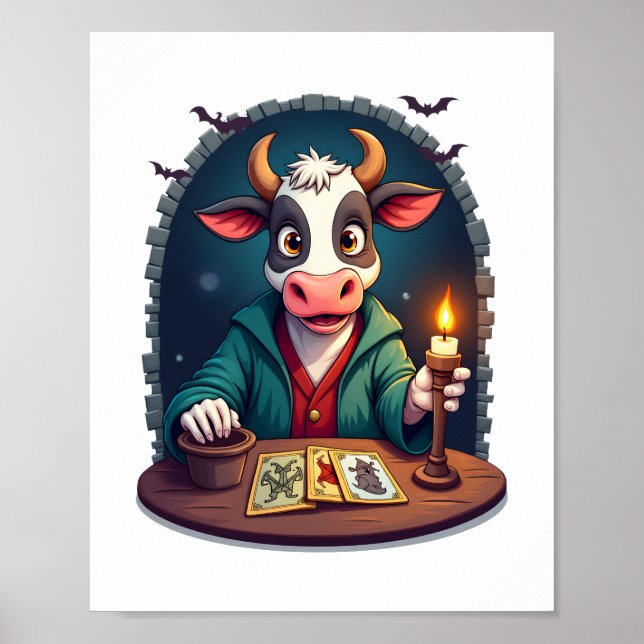 Cow Tarot of Terror Poster (Front)