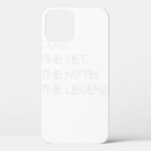 Cow The Pet The Myth The Legend Funny Cow Theme Qu iPhone 12 Case