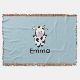 Cow Throw Blanket