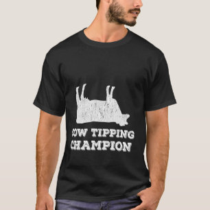 Cow Tipping Champion Funny Cow Tipping T-Shirt