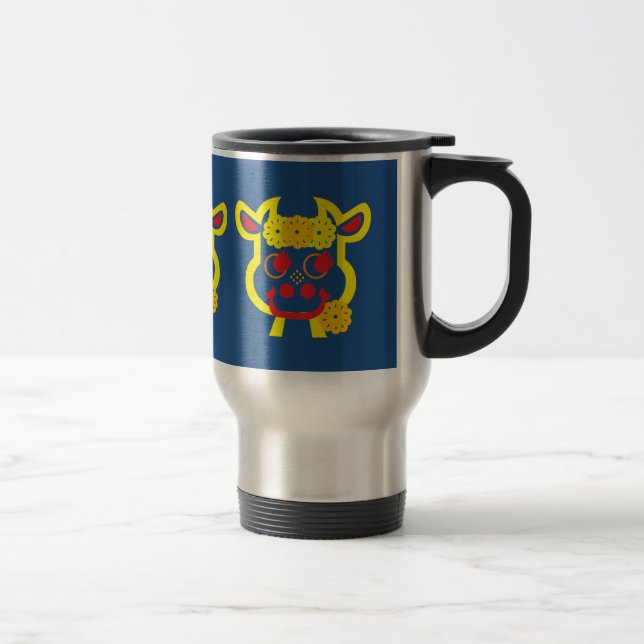 cow travel mug (Right)