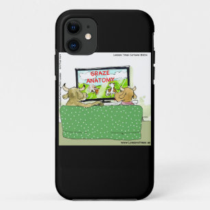 Cow TV Shows Funny Cartoon iPhone 11 Case