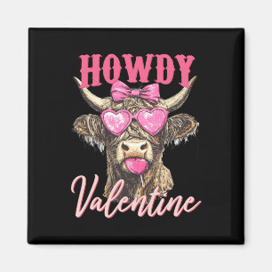 Cow Valentine Coquette  Magnet