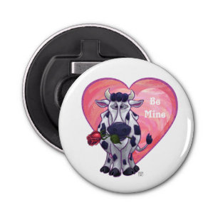 Cow Valentine's Day Bottle Opener
