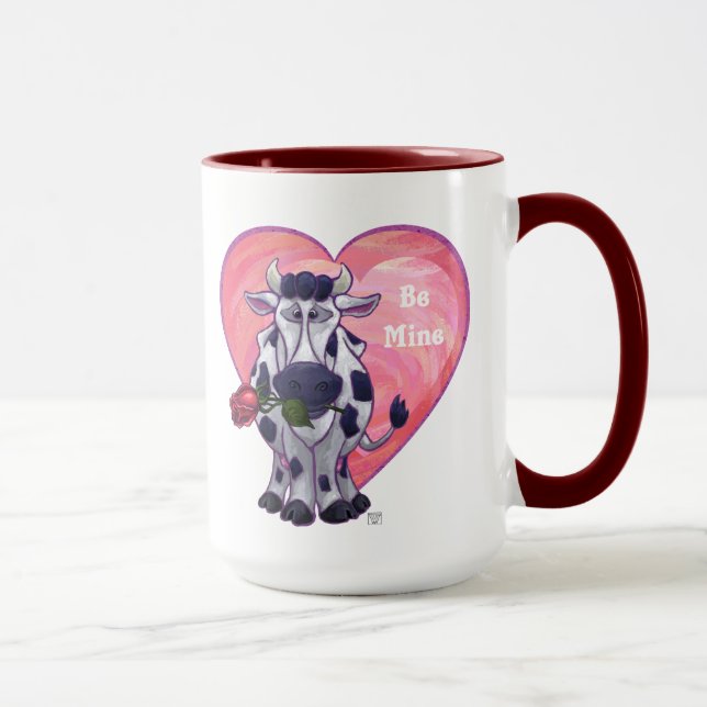 Cow Valentine's Day Mug (Right)