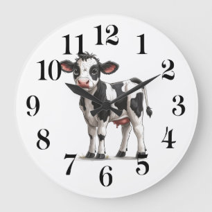 Cow Wall Clock