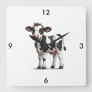 Cow Wall Clock