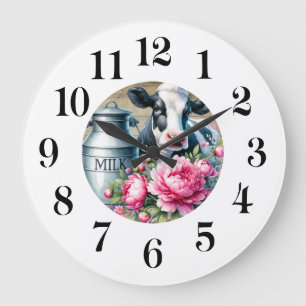 Cow Wall Clock