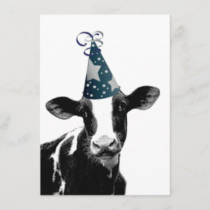 Cow Wants to Party! Invitation