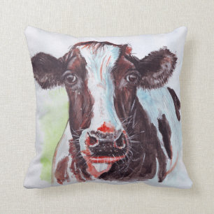 Cow Watercolour Cushion