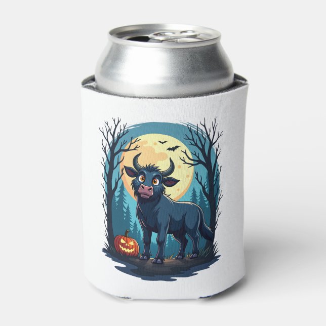 Cow Werewolf Transformation Can Cooler (Can Front)