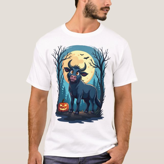 Cow Werewolf Transformation T-Shirt (Front)